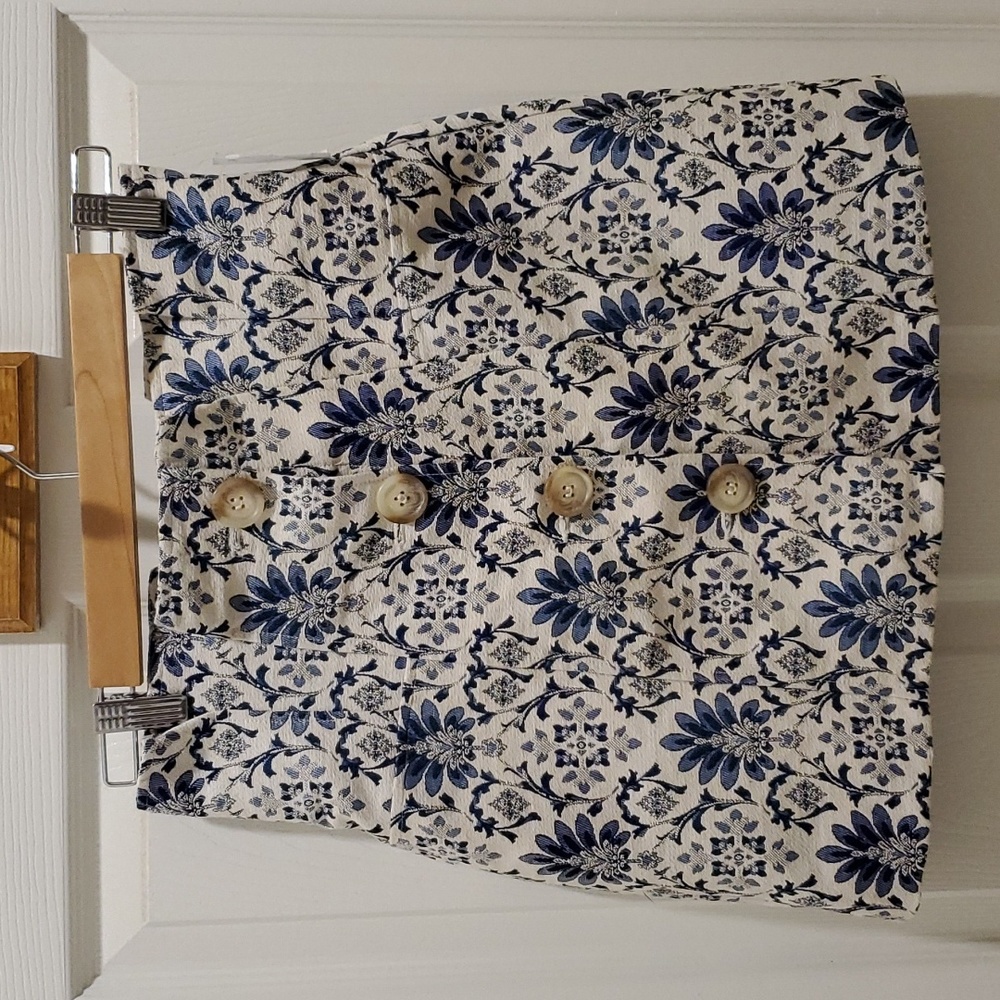TopShop Porcelain Mini Skirt